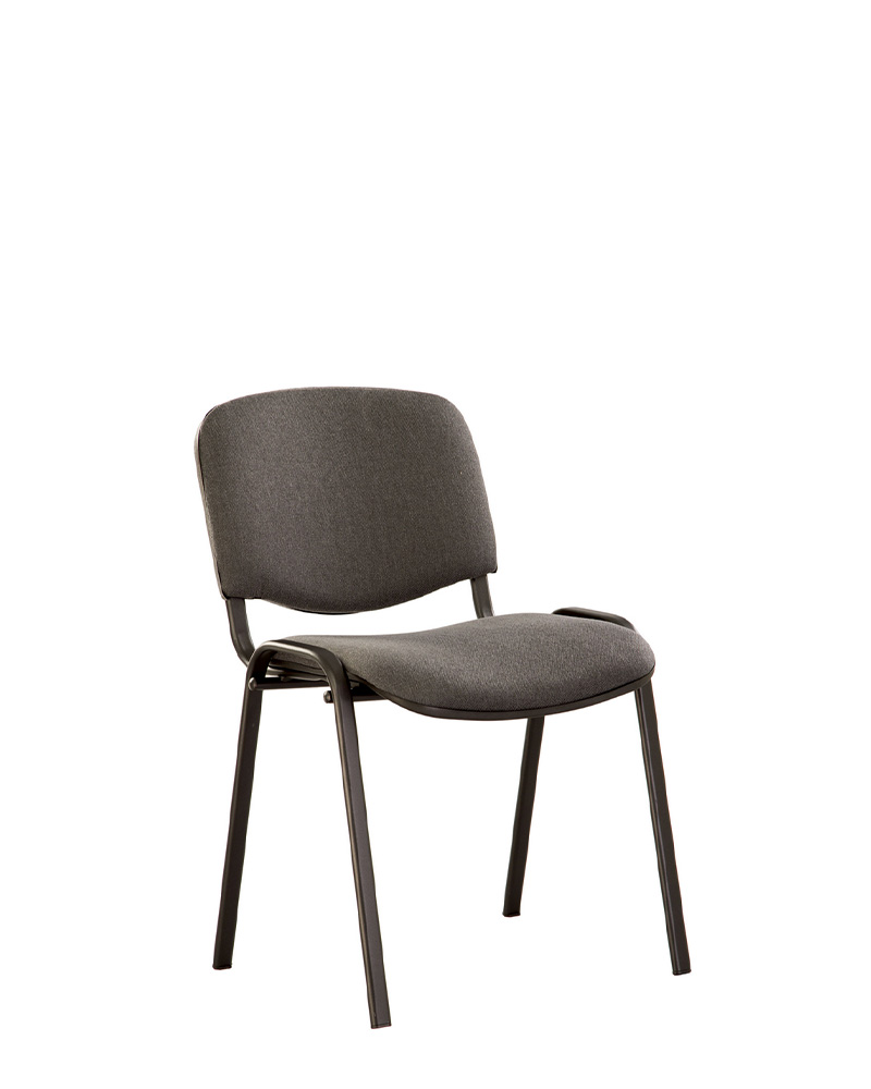 Стілець офісний NOWY STYL ISO-17 BLACK C-38 оббитий тканиною, металевий